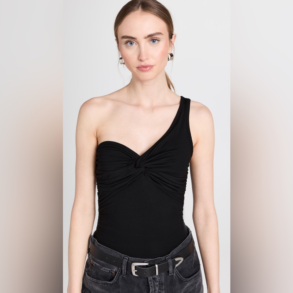 AGOLDE small Domino black top